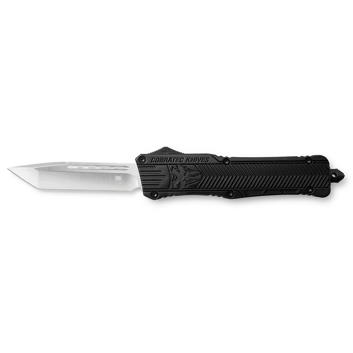CobraTec Knives LBCTK1LTNS CTK-1 Large 3.25" OTF Tanto Plain D2 Knife CobraTec Knives LBCTK1LTNS CTK-1 Large 3.25" OTF Tanto Plain D2 Knife