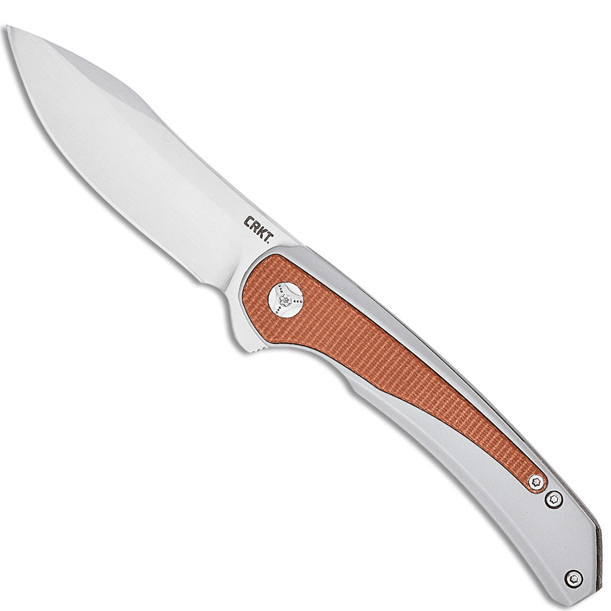 CRKT 6070 Padawan 3.01" Folding Wharncliffe Plain Brushed Satin 14C28N Knife CRKT 6070 Padawan 3.01" Folding Wharncliffe Plain Brushed Satin 14C28N Knife