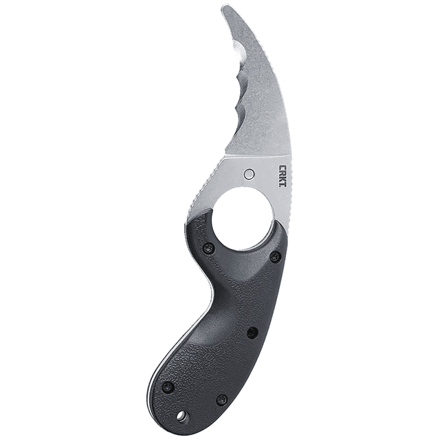 CRKT 2511 Bear Claw 2.39" Fixed Hawkbill Veff Serrated Stonewashed AUS-8A SS Knife CRKT 2511 Bear Claw 2.39" Fixed Hawkbill Veff Serrated Stonewashed AUS-8A SS Knife