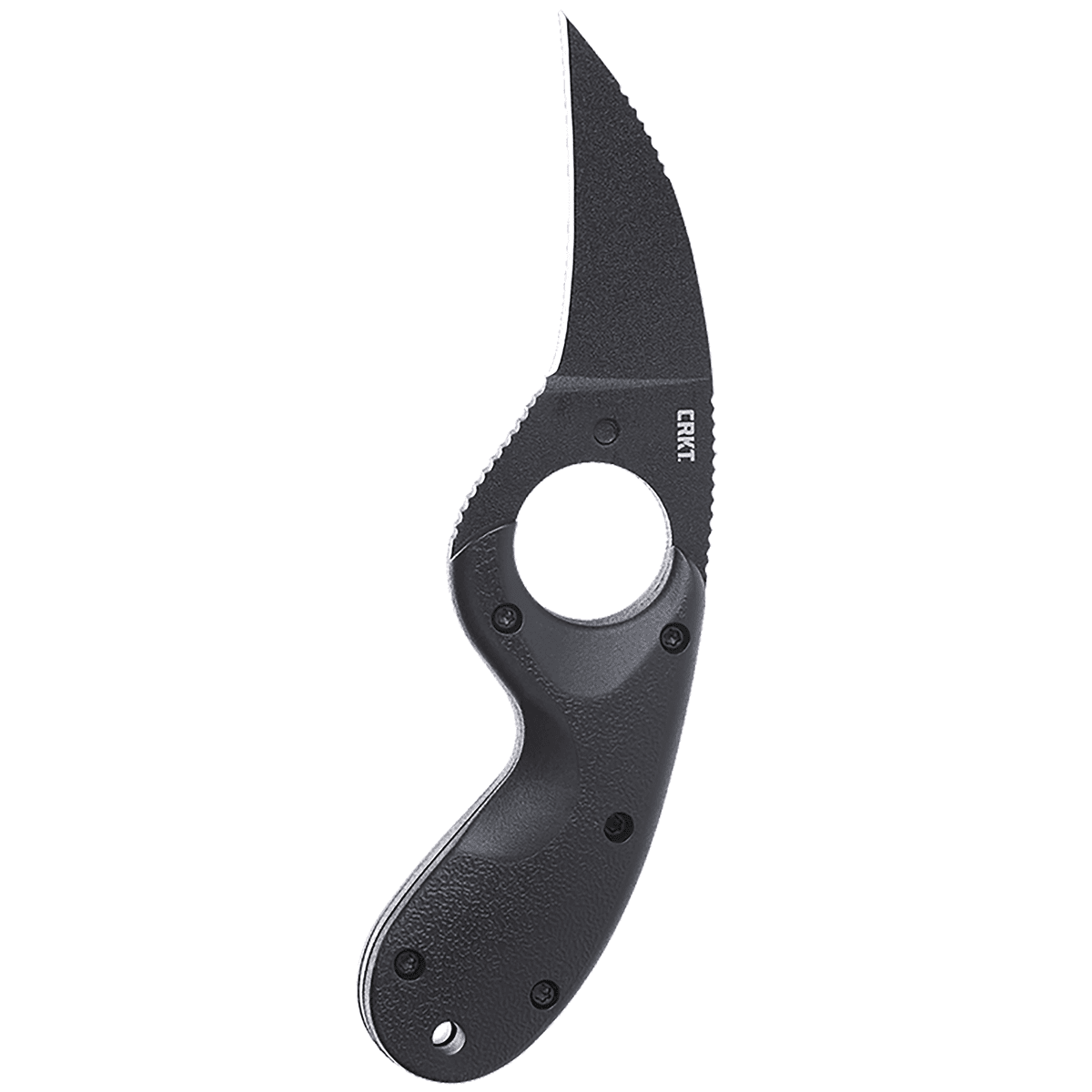 CRKT 2516K Bear Claw 2.39" Fixed Hawkbill Plain Black Powder Coated AUS-8A SS Knife CRKT 2516K Bear Claw 2.39" Fixed Hawkbill Plain Black Powder Coated AUS-8A SS Knife