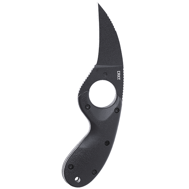 CRKT 2516K Bear Claw 2.39" Fixed Hawkbill Plain Black Powder Coated AUS-8A SS Knife CRKT 2516K Bear Claw 2.39" Fixed Hawkbill Plain Black Powder Coated AUS-8A SS Knife