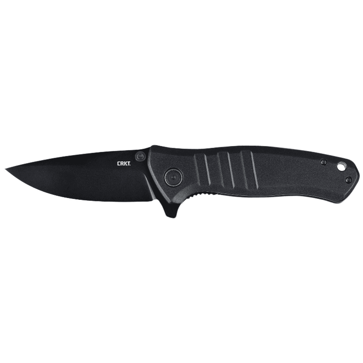 CRKT 6295 Dextro 3.18" Folding Drop Point Plain Black TiNi D2 Knife CRKT 6295 Dextro 3.18" Folding Drop Point Plain Black TiNi D2 Knife