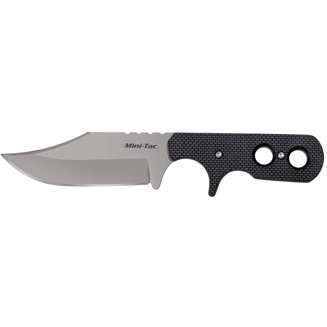 Cold Steel CS49HCFZ Mini Tac Bowie 3.63" Fixed Clip Knife Cold Steel CS49HCFZ Mini Tac Bowie 3.63" Fixed Clip Knife