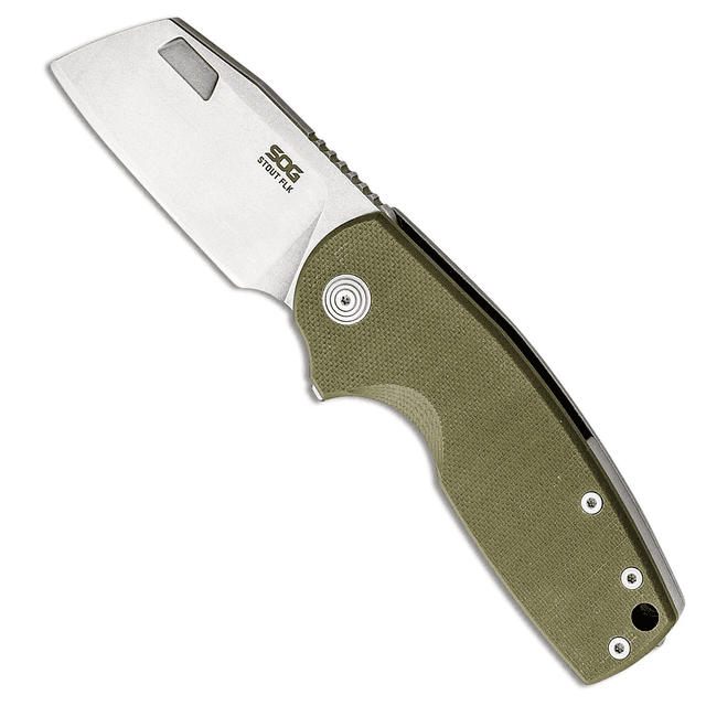 S.O.G SOG14031157 Stout FLK 2.10" Folding Cleaver Knife S.O.G SOG14031157 Stout FLK 2.10" Folding Cleaver Knife
