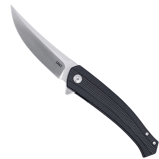 CRKT 7060 Persian EDC 3.44" Folding Trailing Point Plain Satin D2 Knife CRKT 7060 Persian EDC 3.44" Folding Trailing Point Plain Satin D2 Knife