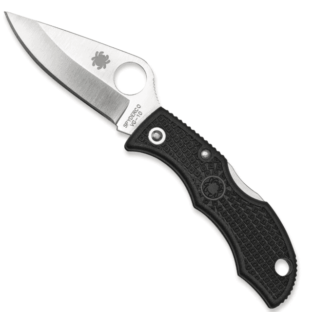 Spyderco Ladybug 3 1.94" Folding Clip Point Plain VG-10 Knife Spyderco Ladybug 3 1.94" Folding Clip Point Plain VG-10 Knife