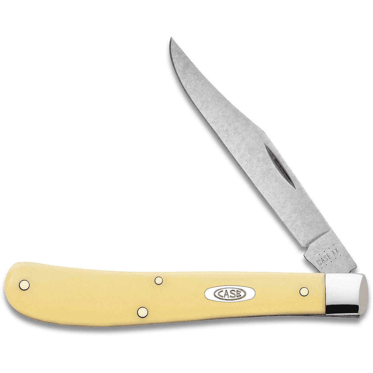 Case 031S Trapper Slimline 3.25" Folding Clip Point Plain Tumble Polished Knife Case 031S Trapper Slimline 3.25" Folding Clip Point Plain Tumble Polished Knife