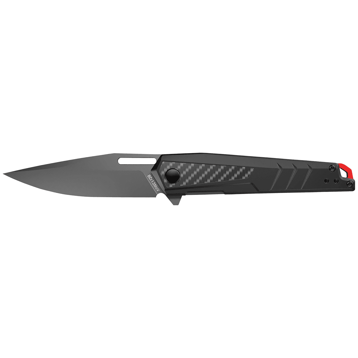 Real Avid AVRAV5 RAV--5 3.40" Folding Drop Point Plain Titanium 8Cr13MoV Knife Real Avid AVRAV5 RAV--5 3.40" Folding Drop Point Plain Titanium 8Cr13MoV Knife