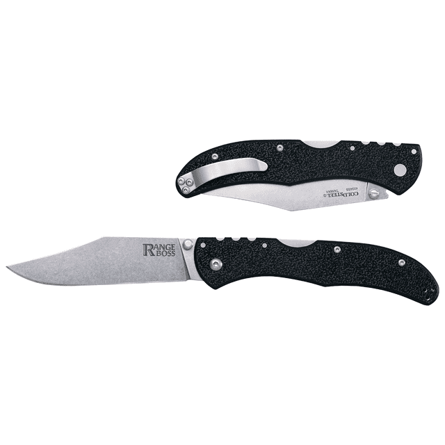Cold Steel CS20KR5 Range Boss 4" Folding Plain Clip Point Knife Cold Steel CS20KR5 Range Boss 4" Folding Plain Clip Point Knife