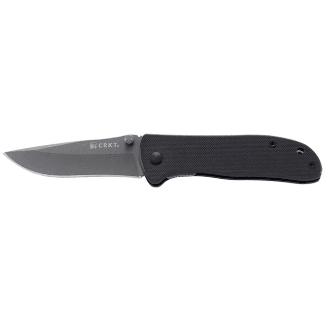 CRKT 6450K Drifter 2.88" Folding Plain Gray TiCN 8Cr14MoV Knife CRKT 6450K Drifter 2.88" Folding Plain Gray TiCN 8Cr14MoV Knife