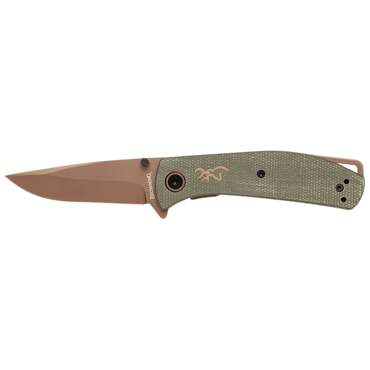 Browning 3220516B Trailside EDC Small 3" Folding Modified Drop Point Knife Browning 3220516B Trailside EDC Small 3" Folding Modified Drop Point Knife
