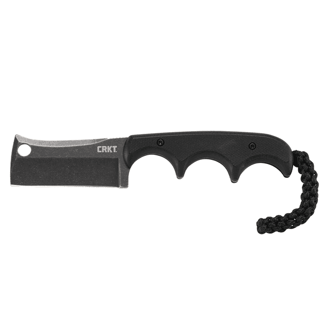 CRKT 2383K Minimalist Blackout 2.13" Fixed Cleaver Plain Knife CRKT 2383K Minimalist Blackout 2.13" Fixed Cleaver Plain Knife