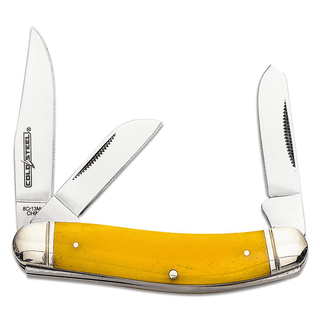 Cold Steel CSFLGSTKMY Gentleman's Stockman 2"/2.10"/2.50" Folding Clip/Sheepsfoot/Spey Knife Cold Steel CSFLGSTKMY Gentleman's Stockman 2"/2.10"/2.50" Folding Clip/Sheepsfoot/Spey Knife