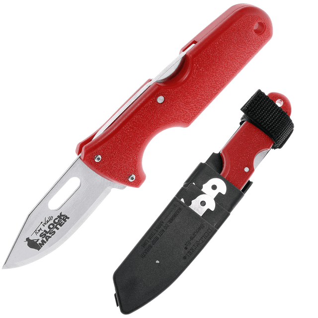 Cold Steel CS40ATZ Click-N-Cut Slock Master 2.50" Fixed Caping/Clip/Utility Plain/Serrated Knife Cold Steel CS40ATZ Click-N-Cut Slock Master 2.50" Fixed Caping/Clip/Utility Plain/Serrated Knife