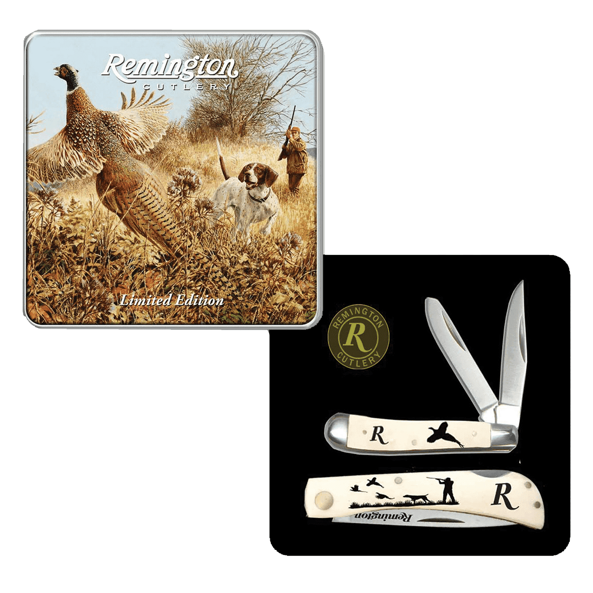 Remington Accessories 15684 Flushing Pheasant Limited Edition Knife with Gift Tin Remington Accessories 15684 Flushing Pheasant Limited Edition Knife with Gift Tin