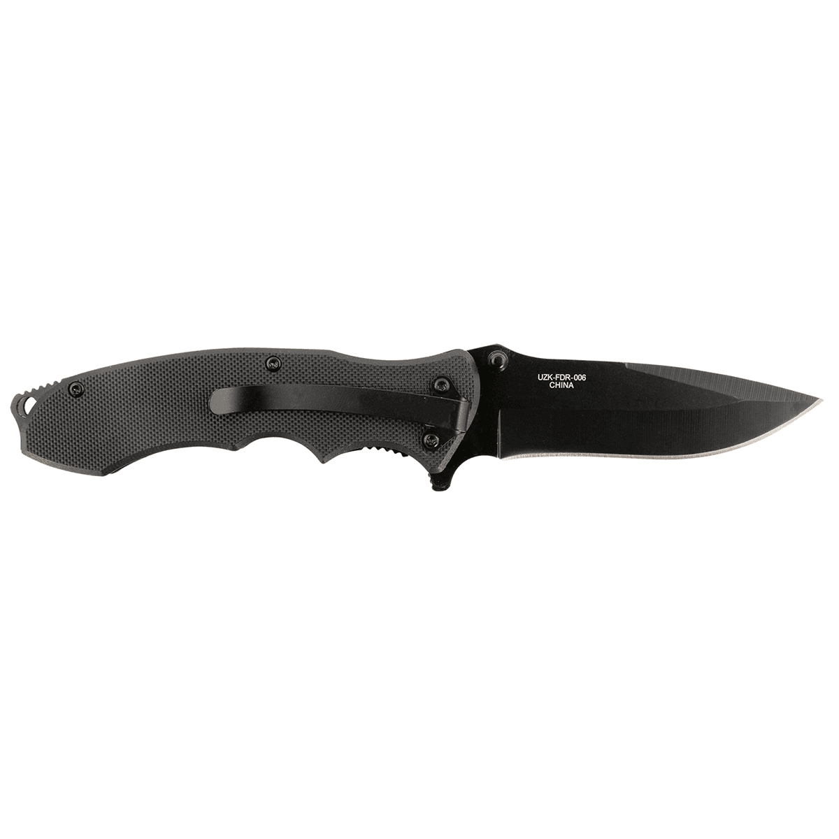 Uzi Accessories UZKFDR006 UZI Responder VI Black Knife Uzi Accessories UZKFDR006 UZI Responder VI Black Knife