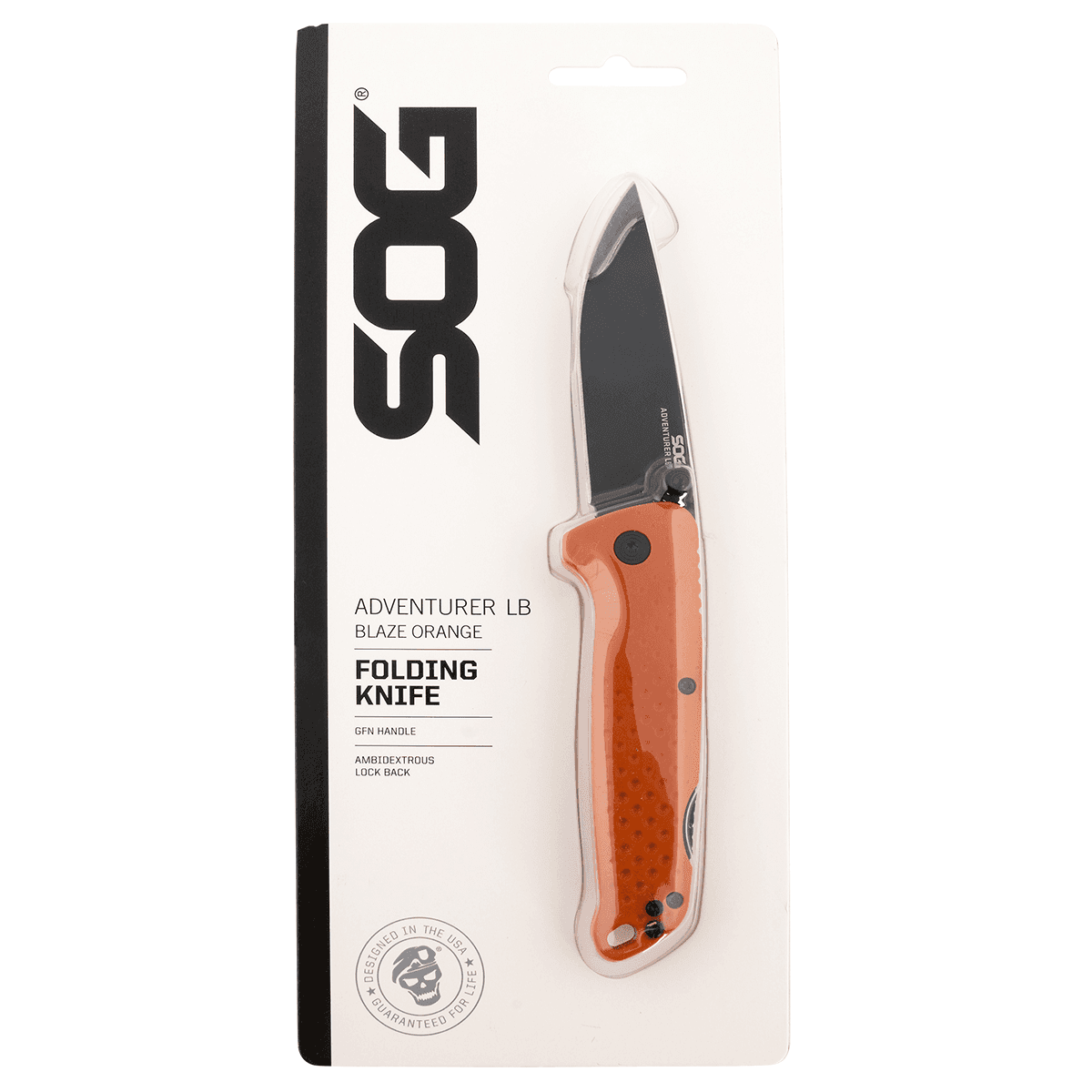 S.O.G SOG13110243 Adventure LB 3.50" Folding Plain Orange Knife S.O.G SOG13110243 Adventure LB 3.50" Folding Plain Orange Knife