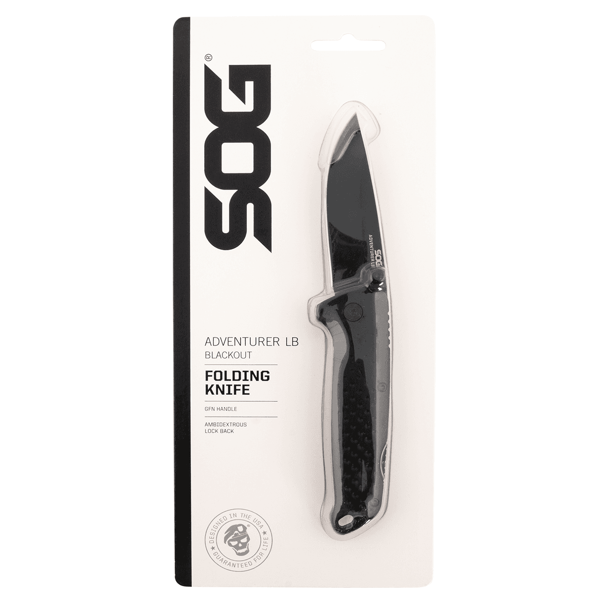S.O.G SOG13110143 Adventure LB 3.50" Folding Drop Knife S.O.G SOG13110143 Adventure LB 3.50" Folding Drop Knife