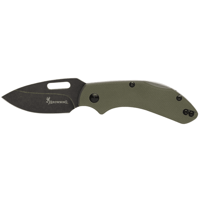 Browning 3220504B Hidden Hollow EDC Small 2.25" Folding Drop Point Knife Browning 3220504B Hidden Hollow EDC Small 2.25" Folding Drop Point Knife