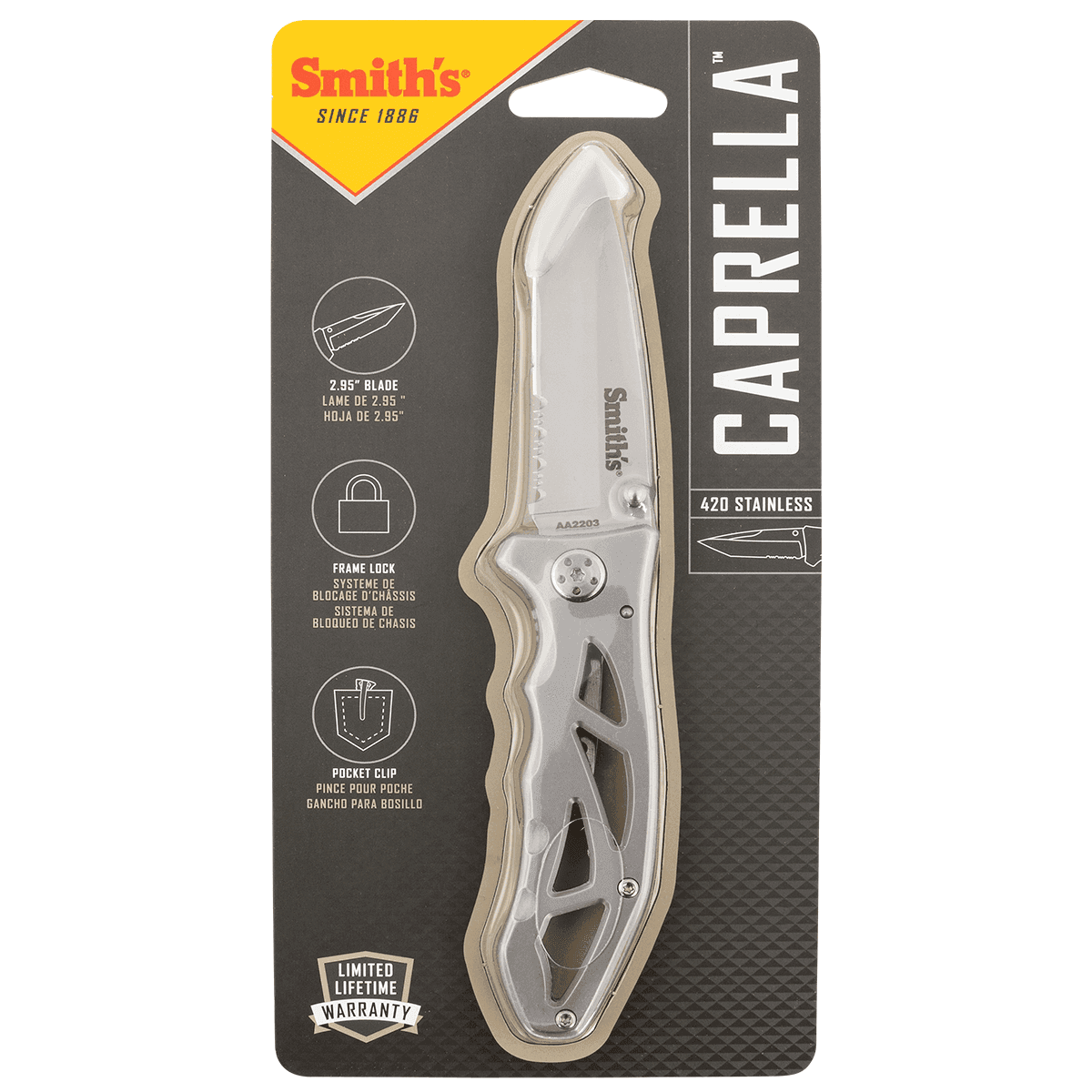 Smiths Products 51007 Titania I 2.20" Folding Knife Smiths Products 51007 Titania I 2.20" Folding Knife