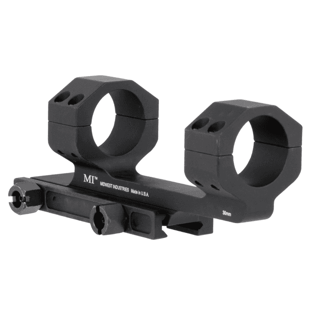 Midwest Industries Gen 2 MI Scope Mount and Ring Combo in Black Hardcoat Anodized- 121678 Midwest Industries Gen 2 MI Scope Mount and Ring Combo in Black Hardcoat Anodized- 121678