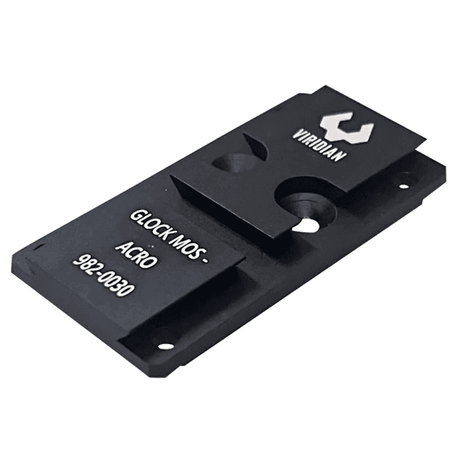 Viridian RFX45 Glock MOS Mounting Adapter in Black Anodized- 157159 Viridian RFX45 Glock MOS Mounting Adapter in Black Anodized- 157159