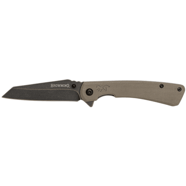 Browning 3220512 Branded Rock EDC 3" Folding Wharncliffe Knife Browning 3220512 Branded Rock EDC 3" Folding Wharncliffe Knife
