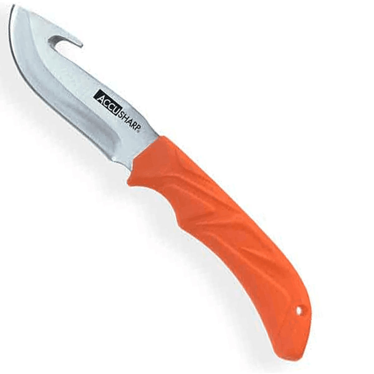 AccuSharp 729C Gut Hook 3.50" Fixed Gut Hook Plain Stainless Steel Blade Knife AccuSharp 729C Gut Hook 3.50" Fixed Gut Hook Plain Stainless Steel Blade Knife