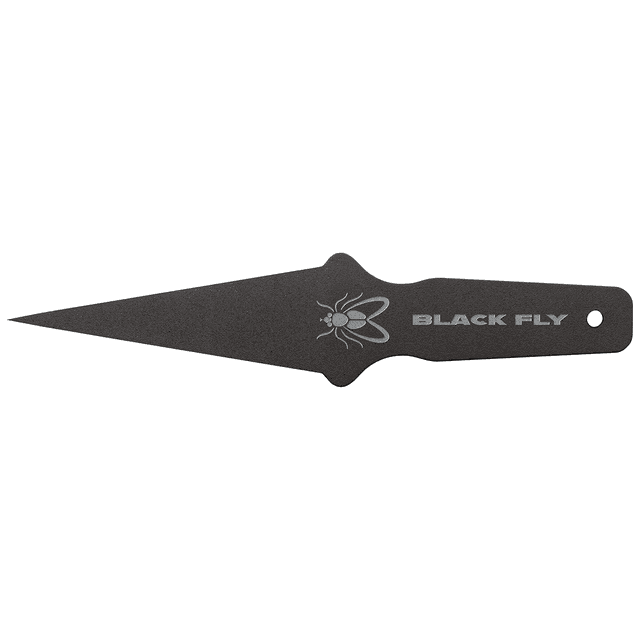 Cold Steel CS80STMA Black Fly Thrower Fixed Plain Knife Cold Steel CS80STMA Black Fly Thrower Fixed Plain Knife