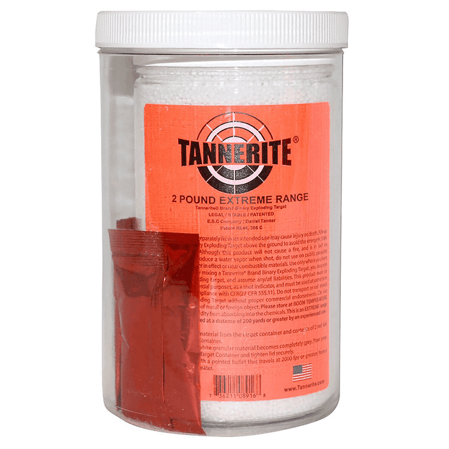 Tannerite 2ET 2 Pound Target Impact Enhancement Explosion White Vapor Rifle Firearm 2 lbs 6 Per Case Tannerite 2ET 2 Pound Target Impact Enhancement Explosion White Vapor Rifle Firearm 2 lbs 6 Per Case