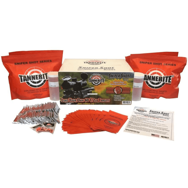 Tannerite PP40 Sniper Shot Impact Enhancement Explosion Centerfire Rifle Firearm 0.50 lb 40 Targets Tannerite PP40 Sniper Shot Impact Enhancement Explosion Centerfire Rifle Firearm 0.50 lb 40 Targets