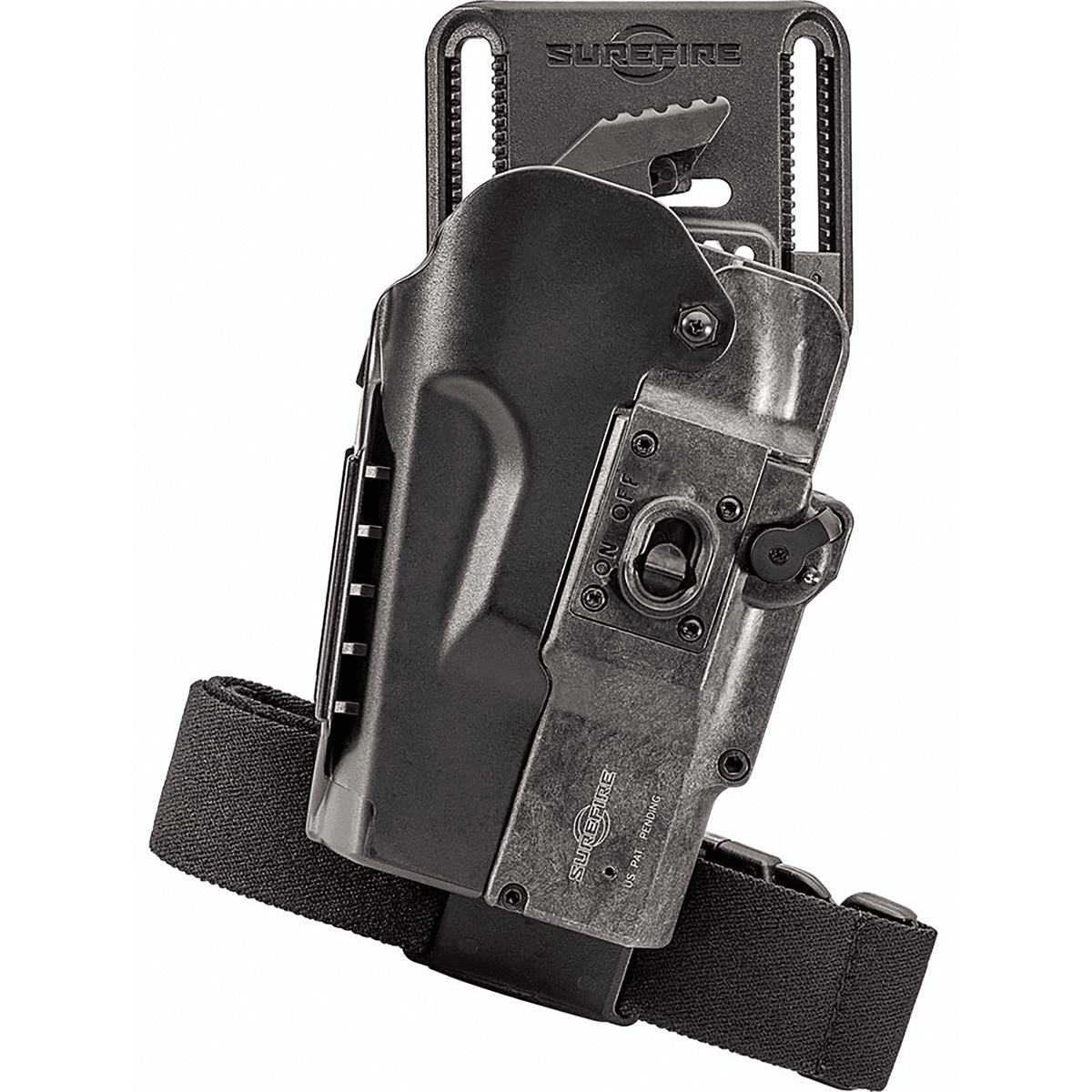 SureFire HD1RPRO Masterfire Rapid Deploy OWB Black Polymer Belt Right Hand Holster SureFire HD1RPRO Masterfire Rapid Deploy OWB Black Polymer Belt Right Hand Holster