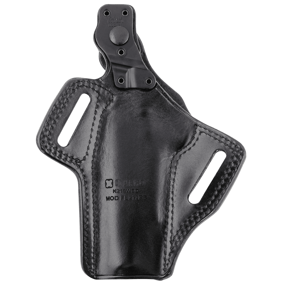 Galco FL212RB Fletch OWB Black Leather Belt Slide Fits 1911 Right Hand Galco FL212RB Fletch OWB Black Leather Belt Slide Fits 1911 Right Hand