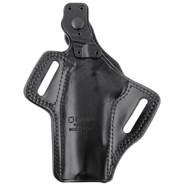 Galco FL212RB Fletch OWB Black Leather Belt Slide Fits 1911 Right Hand Galco FL212RB Fletch OWB Black Leather Belt Slide Fits 1911 Right Hand