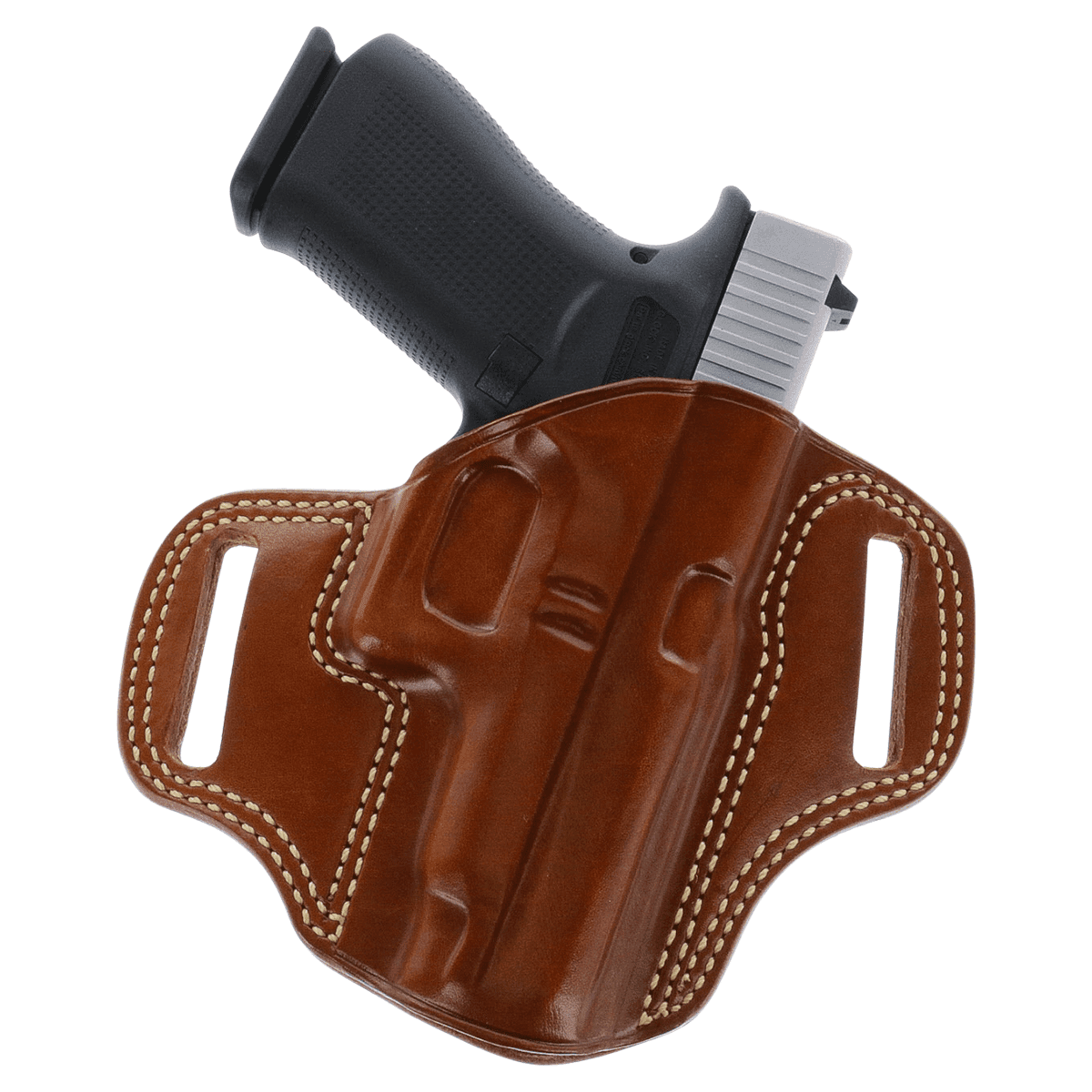 Galco CM270 Combat Master OWB Tan Leather Belt Slide Fits Browning Hi-Power/Springfield SA-35/Girsan MC P35/Match Right Hand Galco CM270 Combat Master OWB Tan Leather Belt Slide Fits Browning Hi-Power/Springfield SA-35/Girsan MC P35/Match Right Hand