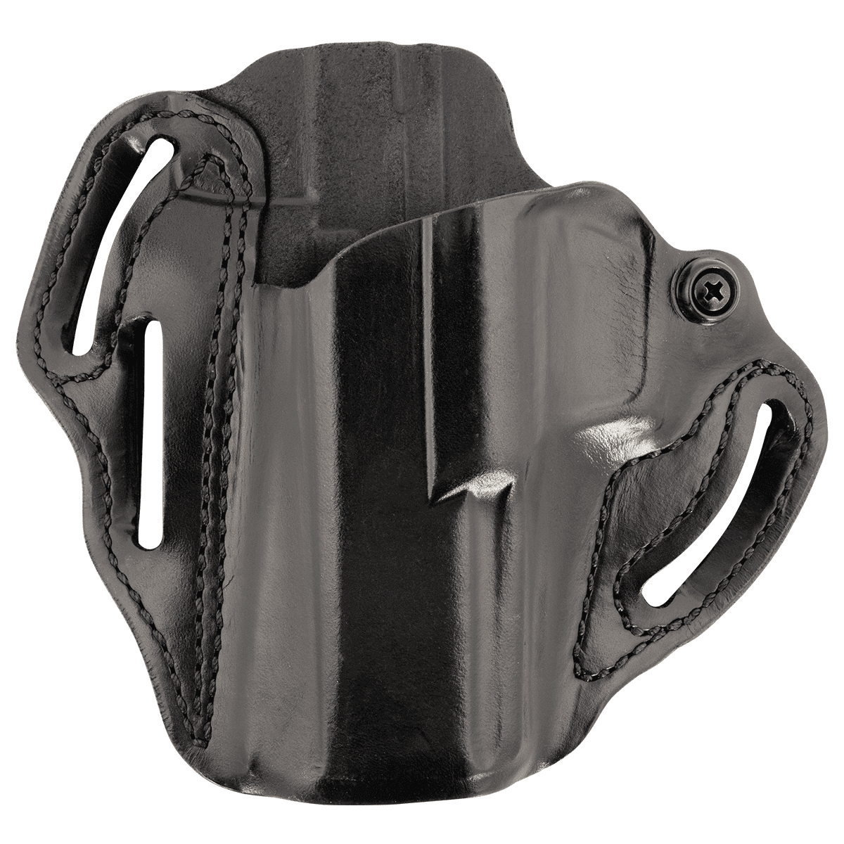 DeSantis Gunhide 002BB0XZ0 Speed Scabbard OWB Black Leather Belt Slide Fits 4.50" Barrel Left Hand DeSantis Gunhide 002BB0XZ0 Speed Scabbard OWB Black Leather Belt Slide Fits 4.50" Barrel Left Hand