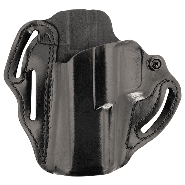 DeSantis Gunhide 002BB0XZ0 Speed Scabbard OWB Black Leather Belt Slide Fits 4.50" Barrel Left Hand DeSantis Gunhide 002BB0XZ0 Speed Scabbard OWB Black Leather Belt Slide Fits 4.50" Barrel Left Hand
