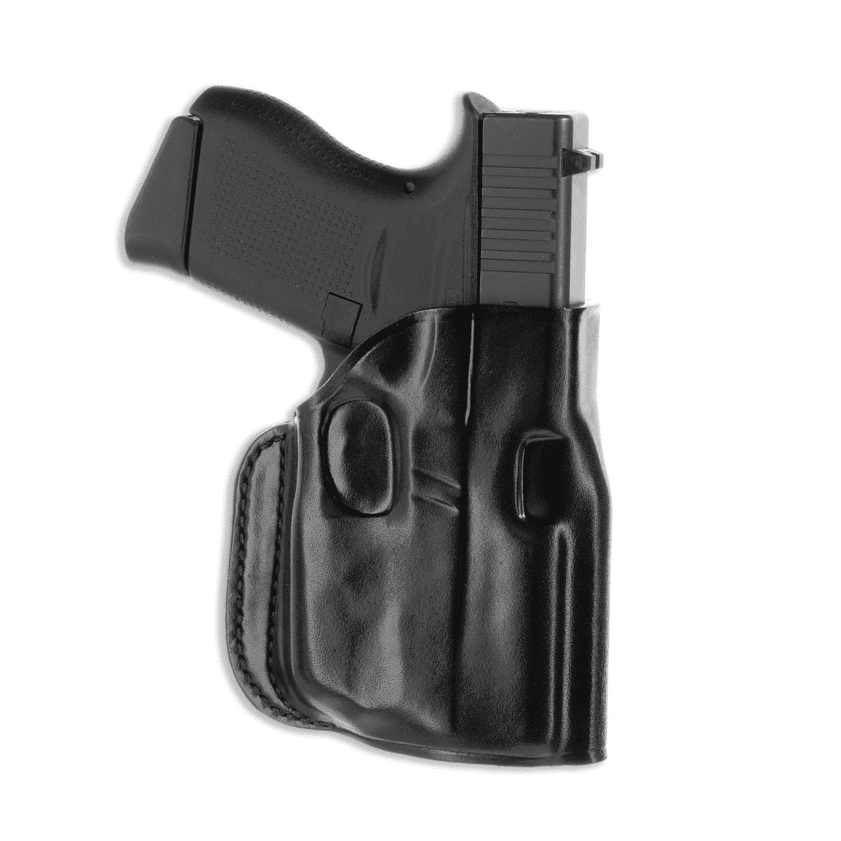 Galco SG834B Stinger OWB Black Leather Belt Slide Fits Glock 48/MOS Fits 3-3.30" Barrel Right Hand Galco SG834B Stinger OWB Black Leather Belt Slide Fits Glock 48/MOS Fits 3-3.30" Barrel Right Hand