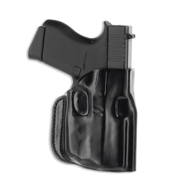 Galco SG834B Stinger OWB Black Leather Belt Slide Fits Glock 48/MOS Fits 3-3.30" Barrel Right Hand Galco SG834B Stinger OWB Black Leather Belt Slide Fits Glock 48/MOS Fits 3-3.30" Barrel Right Hand