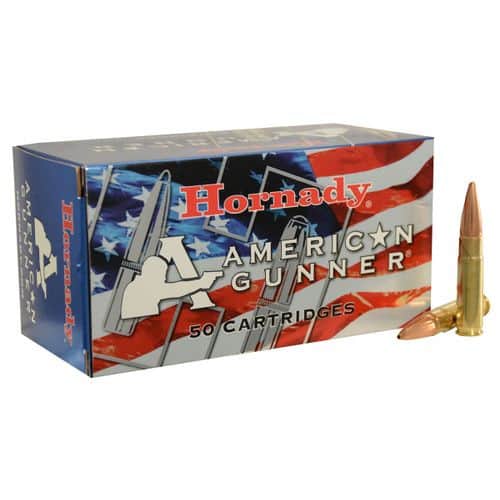 Hornady American Gunner .300 AAC Blackout Ammunition 50 Rounds BTHP 125 Grains Hornady American Gunner .300 AAC Blackout Ammunition 50 Rounds BTHP 125 Grains