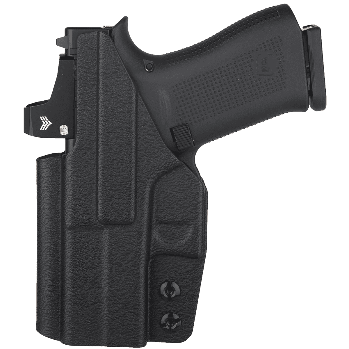 1791 Gunleather TACIWBG43XMOSBLKL Tactical Kydex IWB Black Kydex Belt Clip Compatible w/Glock 43/43X/43X MOS/48 Right Hand 1791 Gunleather TACIWBG43XMOSBLKL Tactical Kydex IWB Black Kydex Belt Clip Compatible w/Glock 43/43X/43X MOS/48 Right Hand