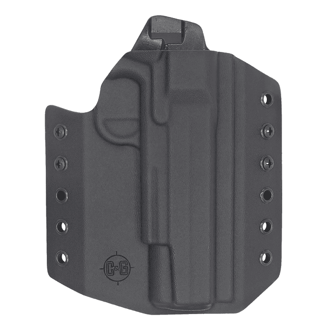 C&G Holsters 0354100 Covert OWB Black Kydex Belt Loop Fits Sig 1911 Rail 5" C&G Holsters 0354100 Covert OWB Black Kydex Belt Loop Fits Sig 1911 Rail 5"