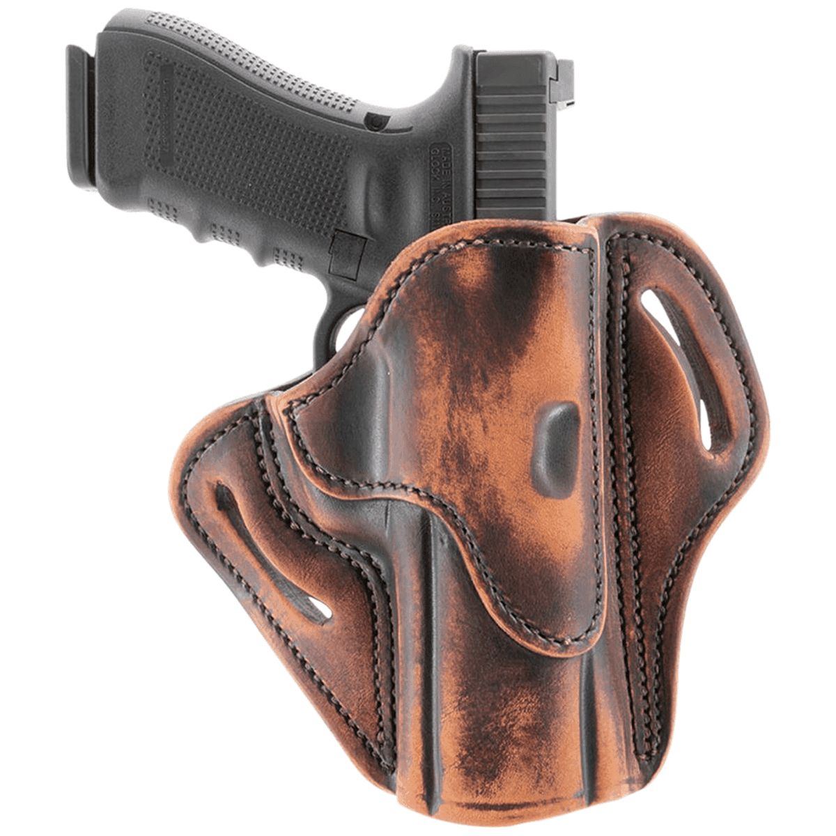 1791 Gunleather ORBH24SVTGR BH2.4S Optic Ready Size 2.4S Vintage Leather Belt Slide Fits H&K VP9SK/FN 509 Right Hand 1791 Gunleather ORBH24SVTGR BH2.4S Optic Ready Size 2.4S Vintage Leather Belt Slide Fits H&K VP9SK/FN 509 Right Hand