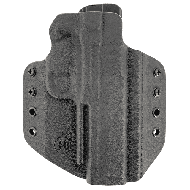 C&G Holsters 1850100 Covert OWB Black Kydex Belt Loop Fits 1911 Government 5" C&G Holsters 1850100 Covert OWB Black Kydex Belt Loop Fits 1911 Government 5"