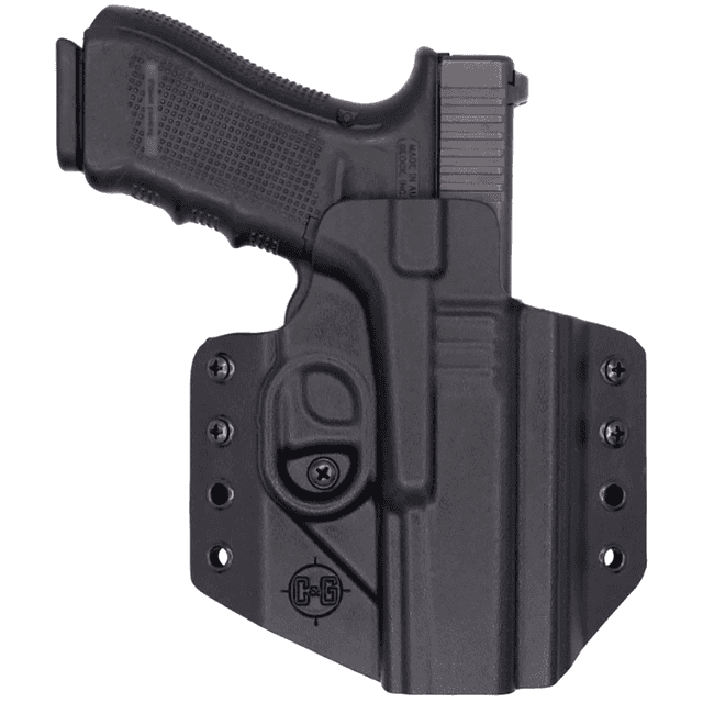 C&G Holsters 0000100 Covert OWB Black Kydex Belt Loop Glock 17/22/47 C&G Holsters 0000100 Covert OWB Black Kydex Belt Loop Glock 17/22/47