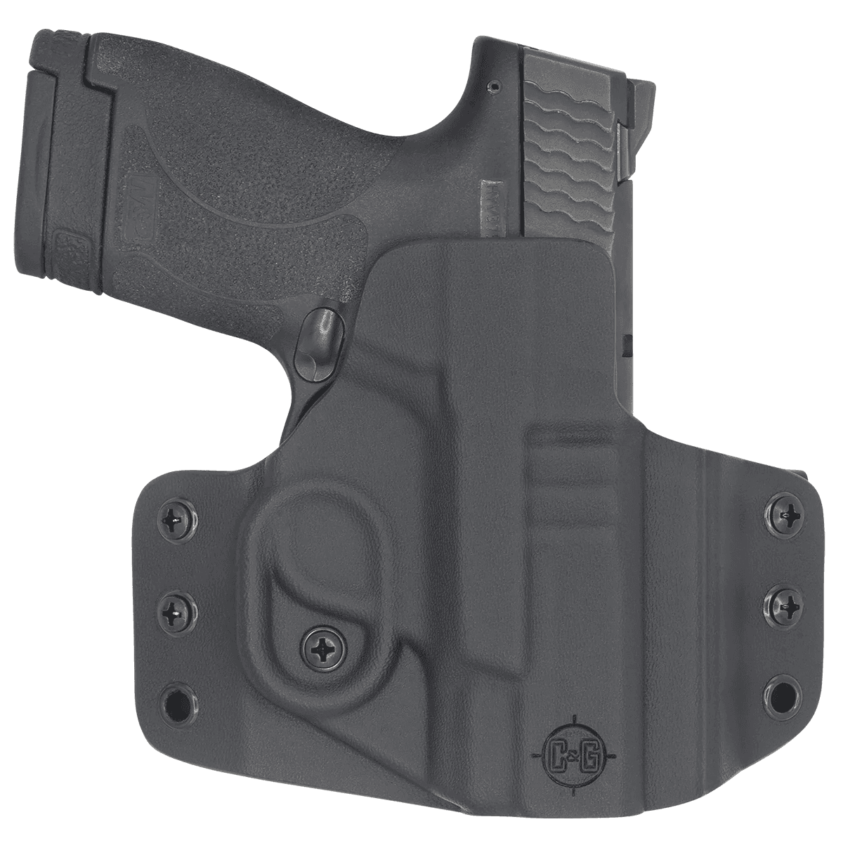 C&G Holsters 0524100 Covert OWB Black Kydex Belt Loop Fits M&P Shield 9/40 3.1" C&G Holsters 0524100 Covert OWB Black Kydex Belt Loop Fits M&P Shield 9/40 3.1"