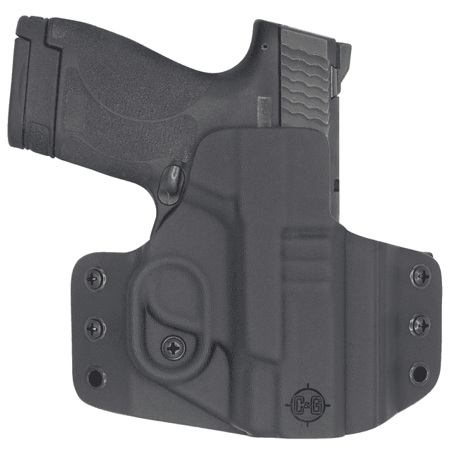 C&G Holsters 0524100 Covert OWB Black Kydex Belt Loop Fits M&P Shield 9/40 3.1" C&G Holsters 0524100 Covert OWB Black Kydex Belt Loop Fits M&P Shield 9/40 3.1"