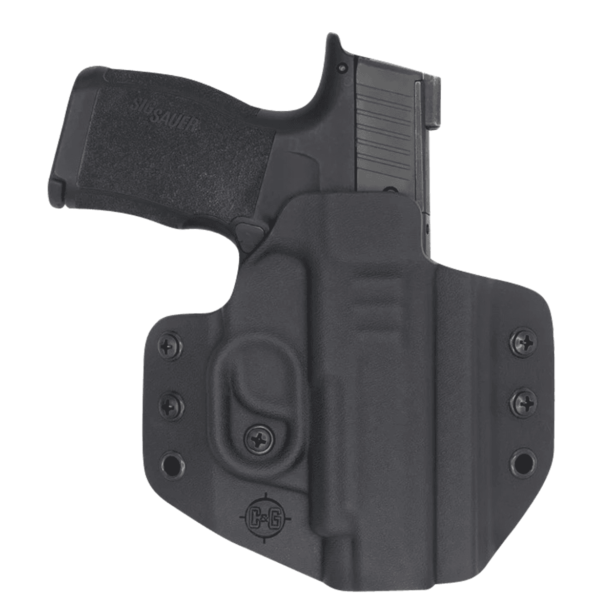 C&G Holsters 0250100 Covert OWB Black Kydex Belt Loop Fits Sig P365 XL Right Hand C&G Holsters 0250100 Covert OWB Black Kydex Belt Loop Fits Sig P365 XL Right Hand