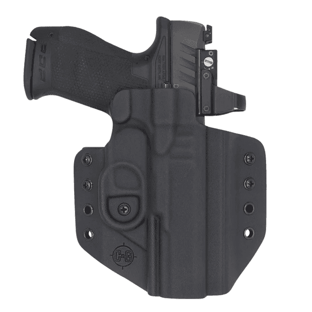 C&G Holsters 1206100 Covert OWB Black Kydex Belt Loop Fits Walther PDP 4.5" Right Hand C&G Holsters 1206100 Covert OWB Black Kydex Belt Loop Fits Walther PDP 4.5" Right Hand