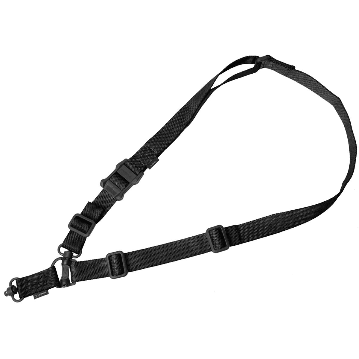 Magpul MAG518BLK MS4 Sling GEN2 made of Black Nylon Webbing with 1.25" W, Adjustable One-Two Point Design & 2 QD Push Button Swivels for AR Platforms Magpul MAG518BLK MS4 Sling GEN2 made of Black Nylon Webbing with 1.25" W, Adjustable One-Two Point Design & 2 QD Push Button Swivels for AR Platforms